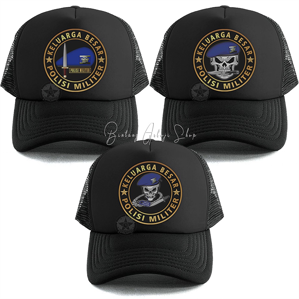 Topi Custom Keluarga Besar Polisi Militer (AU) Exclusive Gold