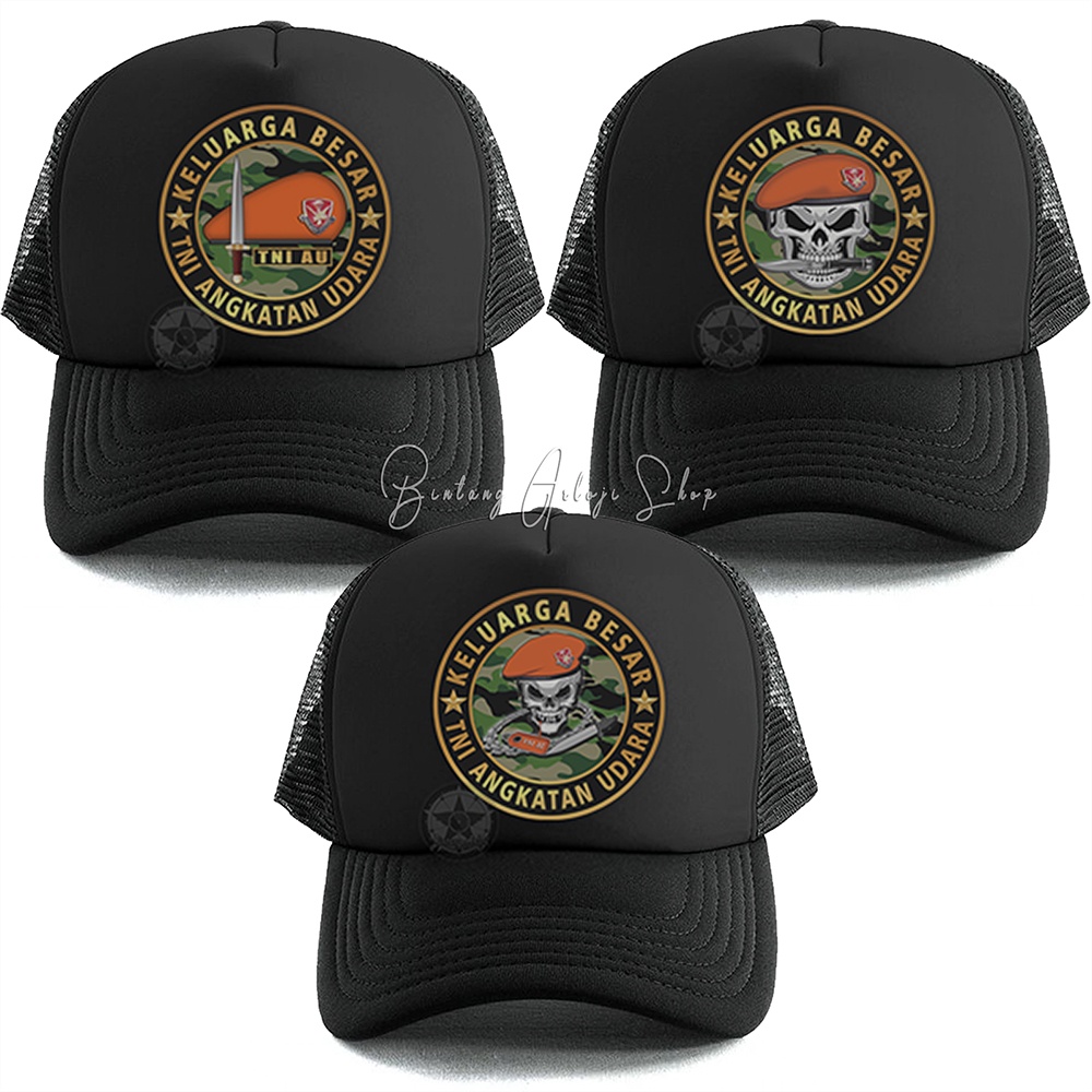 Topi Custom Keluarga Besar TNI-AU Exclusive Gold