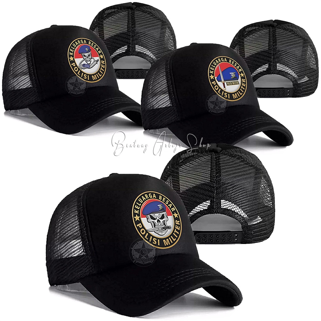 Topi Skull Keluarga Besar Polisi Militer (AU) Istimewa &amp; Murmer