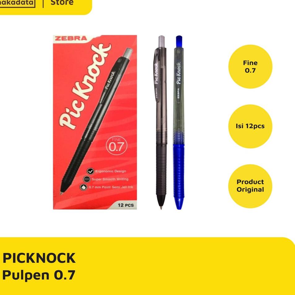 

Grosir Untung PULPEN | BOLPEN PICKNOCK 0.7 1 PACK HITAM