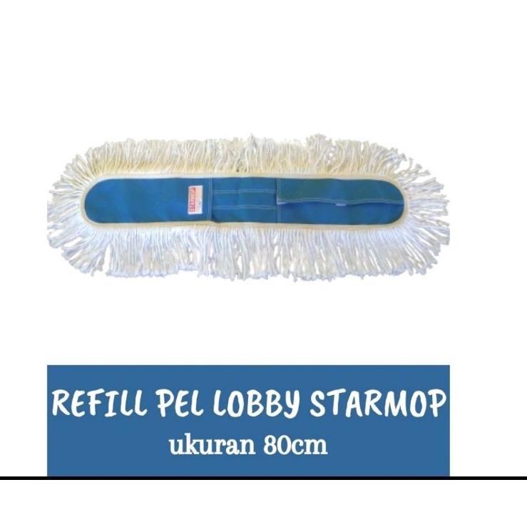 Get Product Refill Isi Ulang Pel Lantai Kain Katun Sapu Debu Pel Loby Pel Lobby Duster StarMop