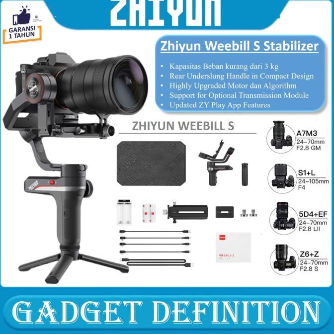 ZHIYUN WEEBILL S GIMBAL 3-AXIS STABILIZER / ZHIYUN TECH WEBILL S ORI