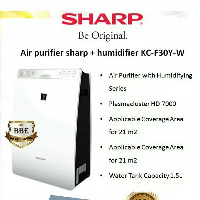 AIR PURIFIER SHARP + HUMIDIFIER KC-F30Y-W