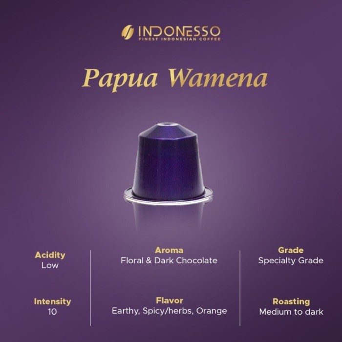 

Discount Kopi Kapsul INDONESSO Nespresso 10 pcs coffee capsules compatible /KOPI EUBE/KOPI KAPAL