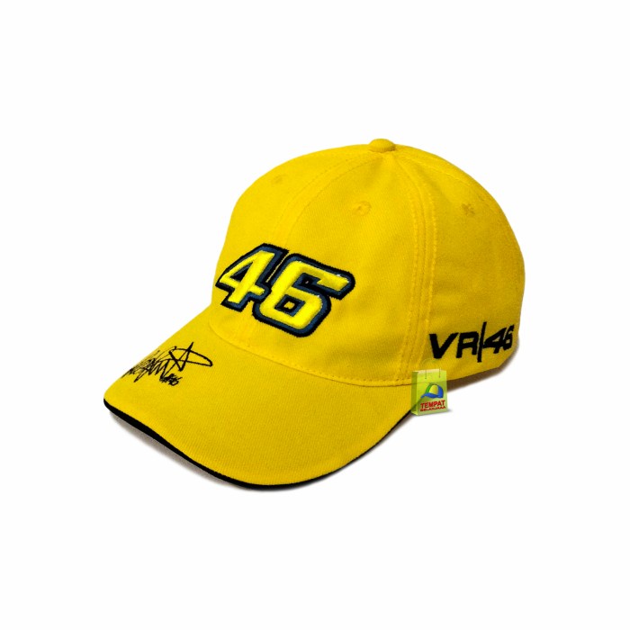 topi Topi Pria Distro Original Premium Quality Bordir Valentino Rossi VR46 - Kuning(U4T0) topi anak perempuan topi pria keren topi pria jaring topi pria polos topi pria original branded import topi anak laki-laki M6R6 topi cowok dewasa topi pria topi pria