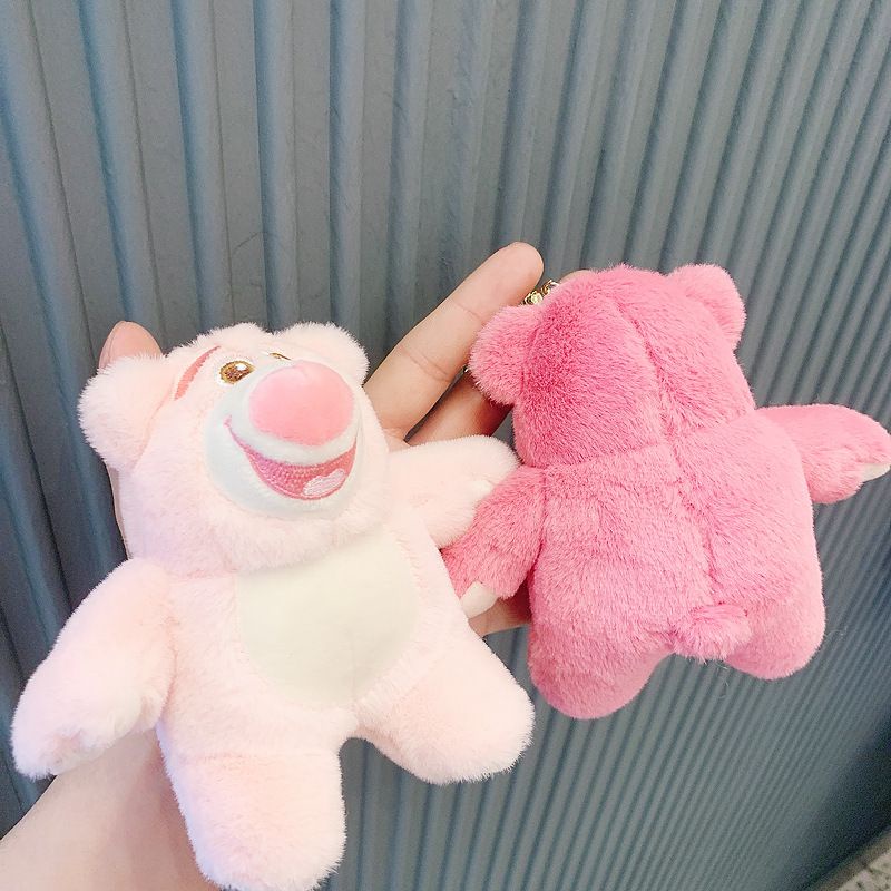 Gantungan Kunci Teddy Bear Keychain Boneka Lotso Impor