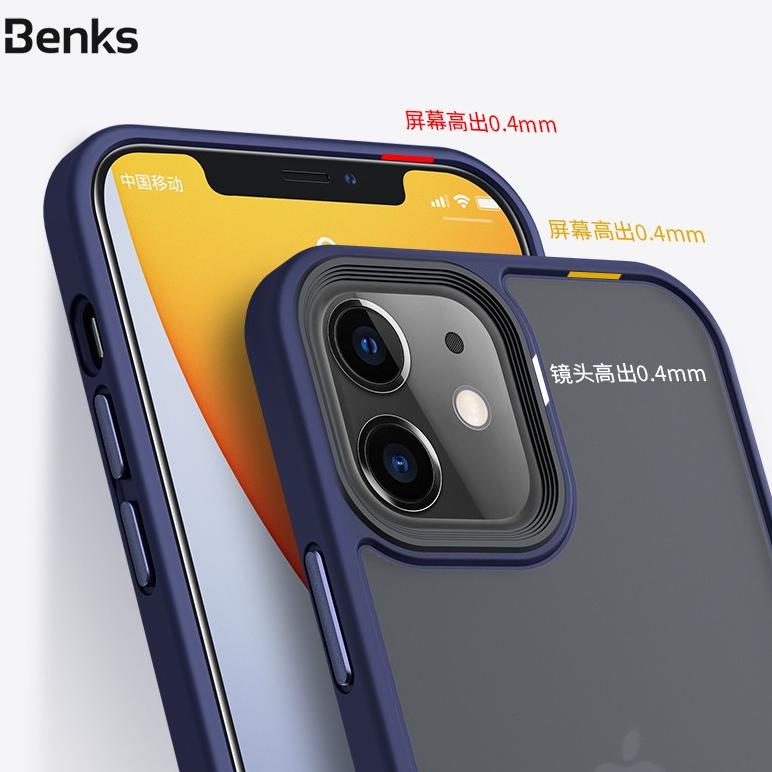 Benks Hybrid Pc+Tpu Case For New Iphone 12 Mini ( 5.4 Inch) - Blue