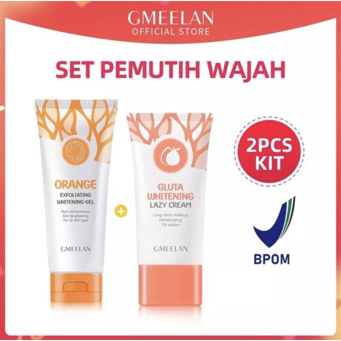 (2Pcs)Gmeelan exfoliating gel & Gmeelan Lazy cream