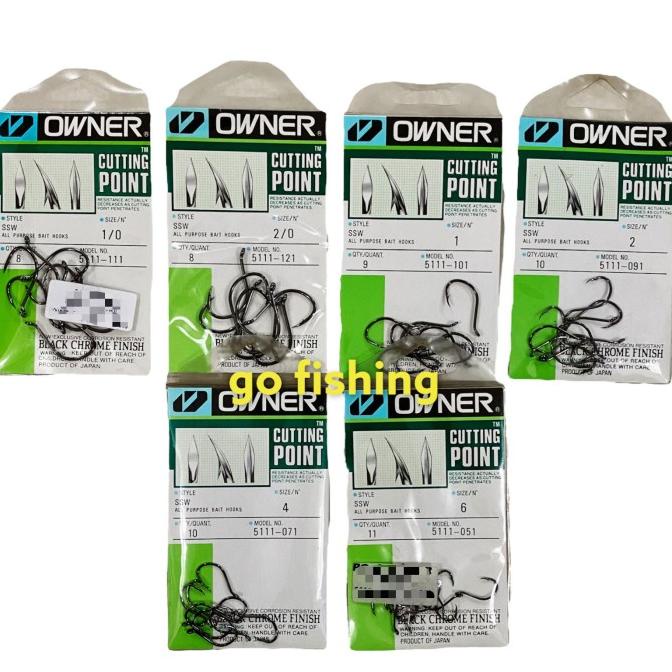 Mata Kail Owner SSW Cutting Point 5111 Hooks