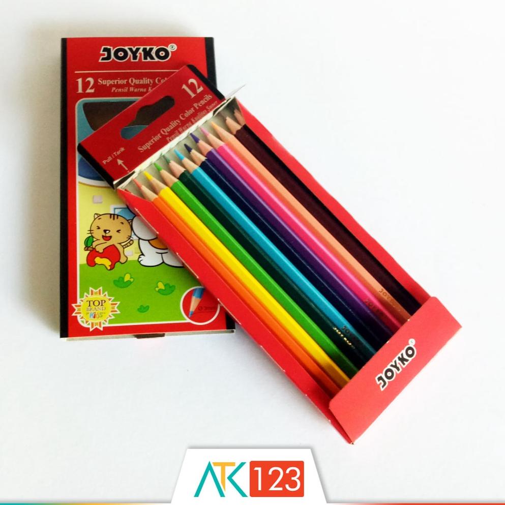 

Pensil Warna Joyko 12 Superior Quality Color Pencils (CP-12PB) hiqu0