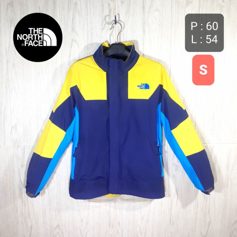 RARE Jaket TNF Outdoor THE NORTH FACE Color Block Anak Remaja Usia 12131415 Tahun Second Original