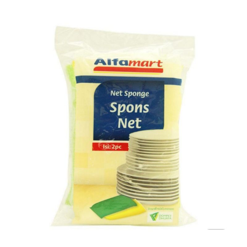 Alfamart Spons Pencuci Piring Net 2 pcs