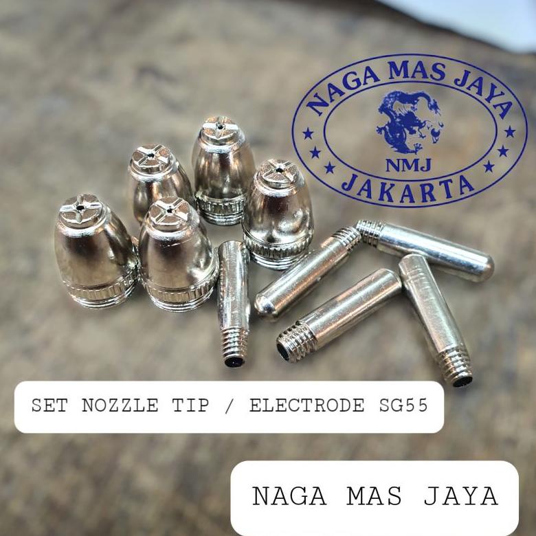 Terbaik Minggu Ini NOZZLE TIP SG55 / ELECTRODE SG55 MATA CUTTING PLASMA CUT 60 TYPE SG55 / NOZZLE TI