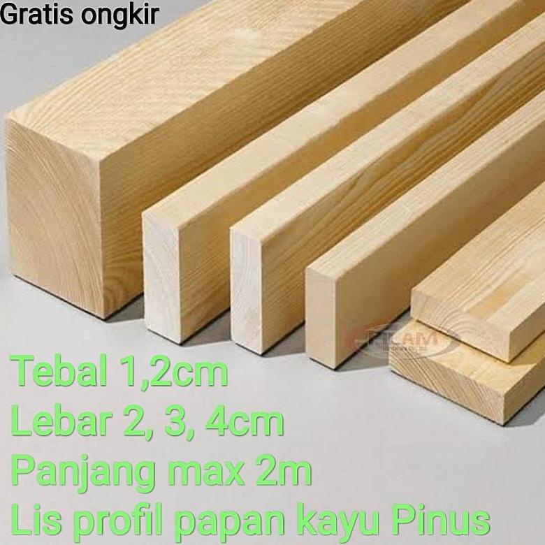 Promo Akhir Tahun Lis profil Reng kayu Pinus bukan Jati Belanda bekas peti