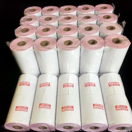 

Kertas Kasir Ncr2ply 75x60 isi 100 (1dus) / Struk Kasir Ncr2ply (2 Rangkap) Putih, Merah