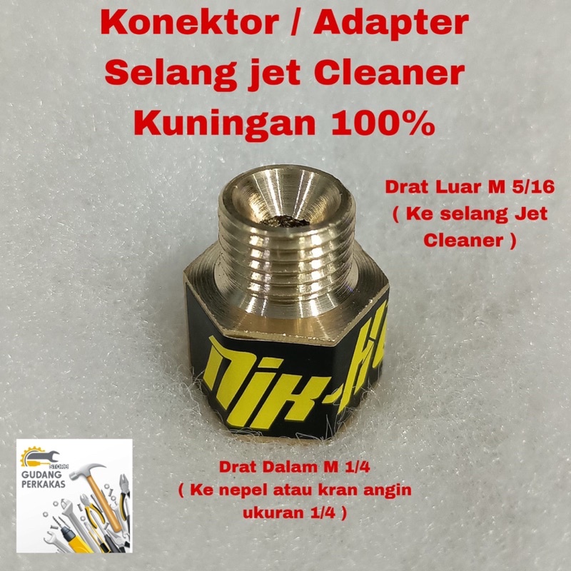 Nepel Konektor Selang Jet Cleaner / Nepel Sambungan Jet Cleaner AC