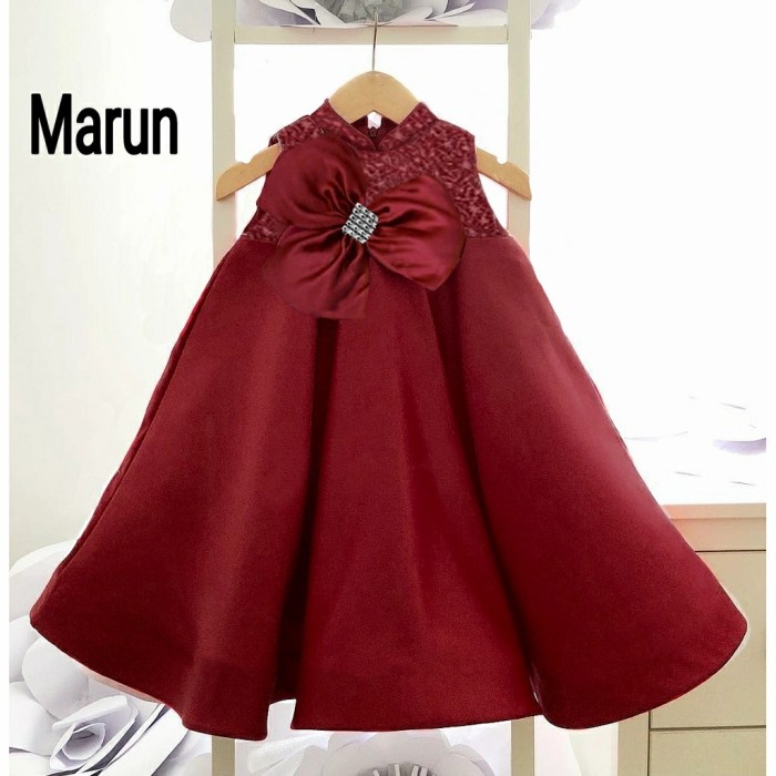 Dress Anak Agatha 1-4Th Baju Pesta Anak Perempuan Gaun Pesta Baju Anak