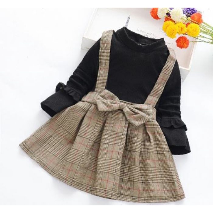 Dress Overall Anak Import 2 - 6 Tahun . Dc-7