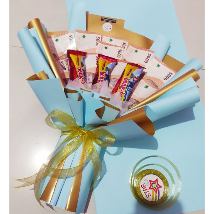 

buket uang dan bengbeng buket coklat bouquet hadiah