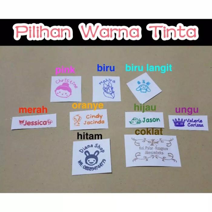 

Custom stamp (stempel anak atau profesi) WW Ganci pegasus mermaid