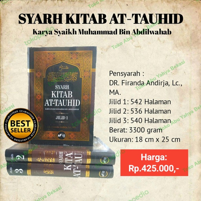 Ready Paket syarah kitab tauhid - Ustadz. Dr Firanda Andirja MA-