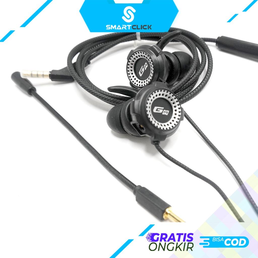 Earphone Gaming Super Bass Aktif Noise Canceling Senor With Mic GM 108