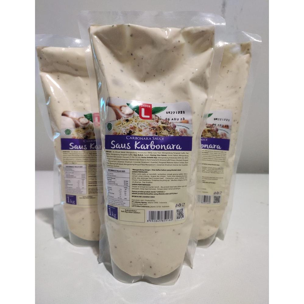 

Saus Spaghetti Pasta Daging Karbonara Carbonara Sauce - 1 Kg
