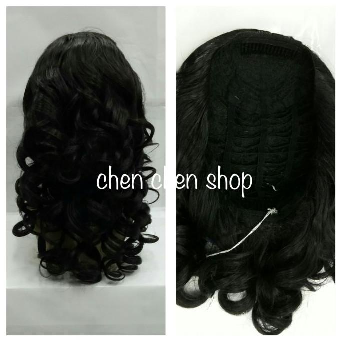 Sanggul Curly/Sanggul Sirkam/Wig Sirkam/Wig Setengah