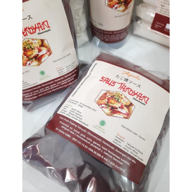 

Saus Takoyaki 900gr TIDAK PEDAS, Refill Tanpa Botol
