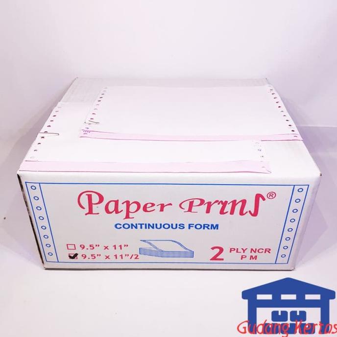

Continuous Form 91/2 X 11/2 2Ply Paperpryns (Bagi 2)
