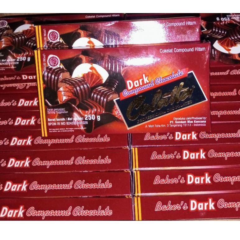 

DISKON !! Coklat Batang Colatta 250gr / Cokelat Hitam Compound 250gr/ Dark Compound Chocolate 250gr [KODE 91]