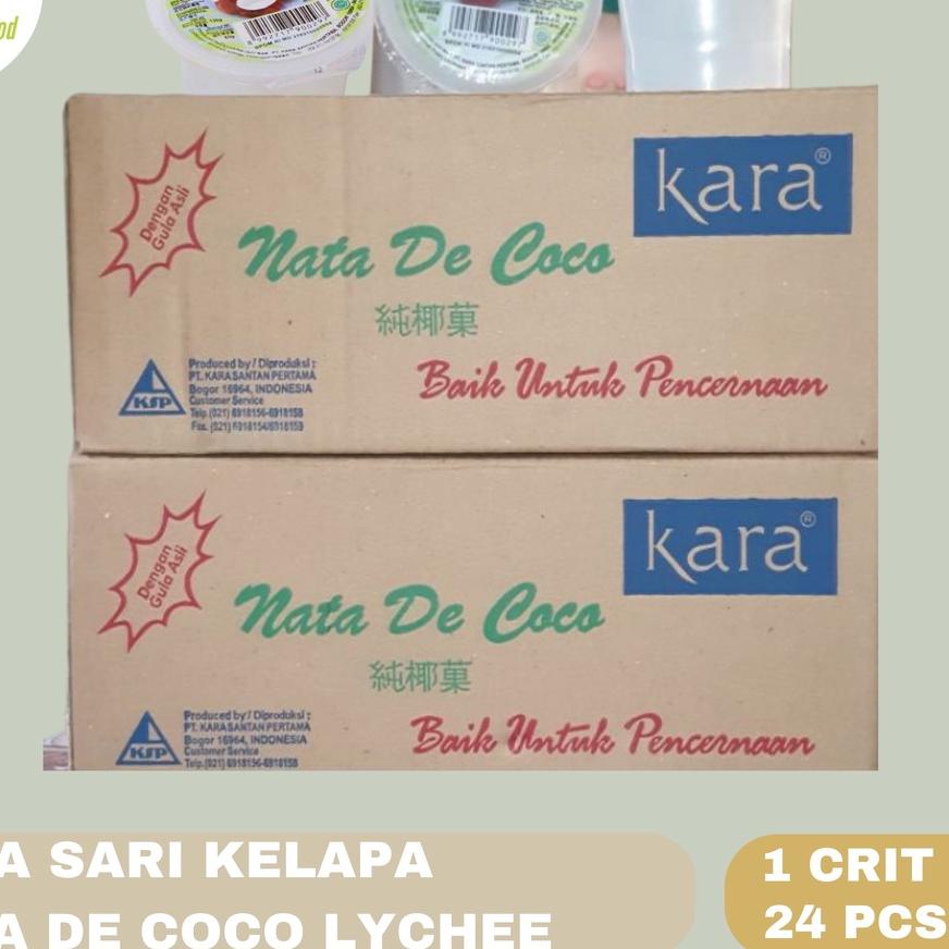 

Limited | KF7 | Kara Sari Kelapa Nata De Coco Lychee/ Leci Cup 1 Carton