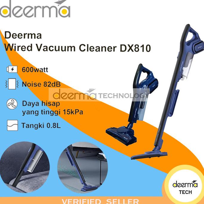 Deerma DX810 Vacum Vacuum Cleaner Derma Penghisap Debu Lantai 600W