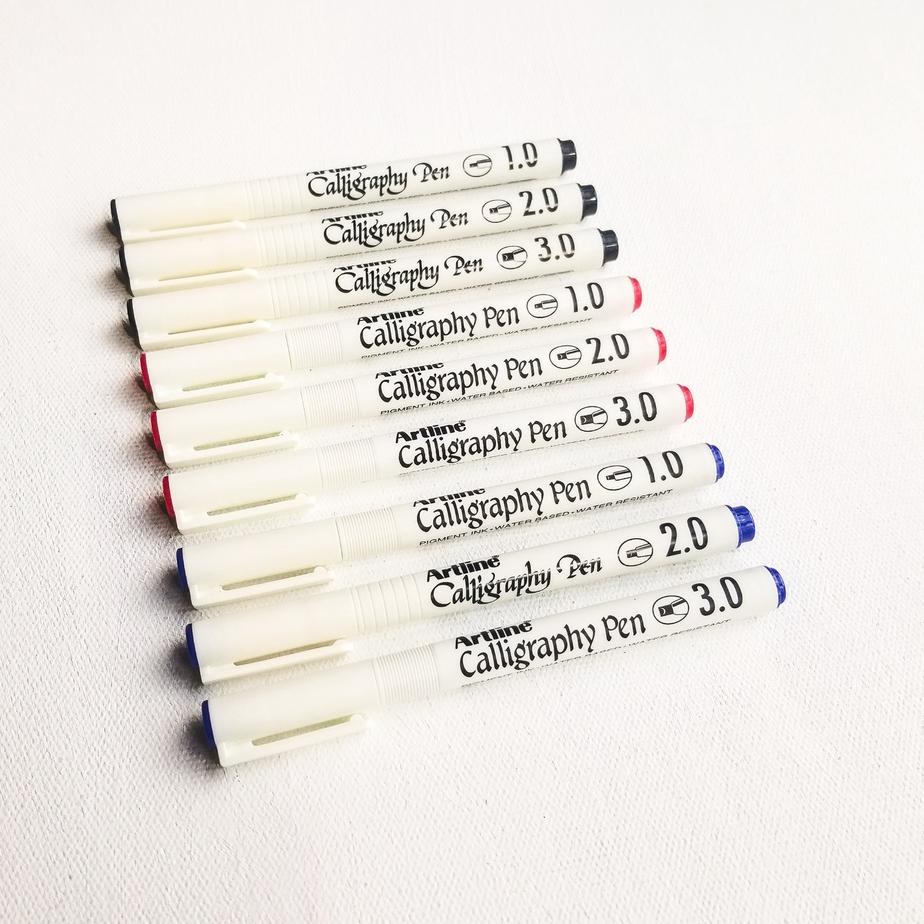 

pobo -17 Artline Calligraphy Pen EK-243 / Pena Kaligrafi 231♜