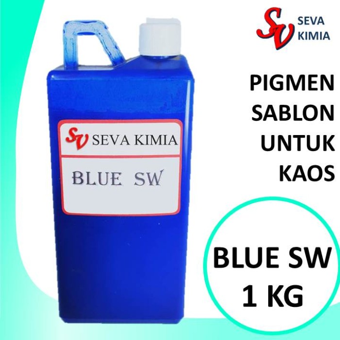 

Pigment Blue SW 1 Kg/ Biang Sablon / Pigment Basis Air / Pewarna Cat Tembok Kualitas Premium High Strenght Colour