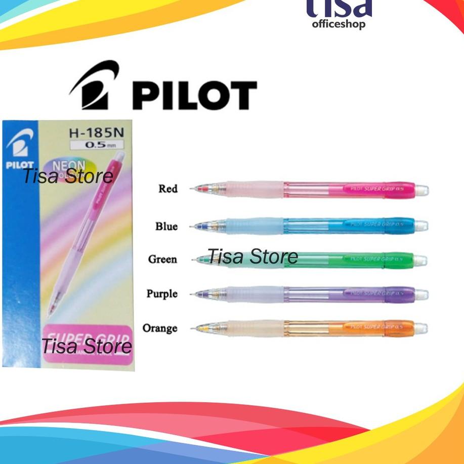 

7NAY5-D Pilot H-185N Super Grip Pensil Mekanik [0.5 mm] P0L