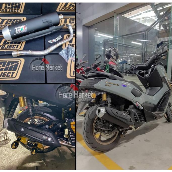 KNALPOT TZM PROJECT NON SS PRO NMAX 150 OLD 2015 2016 2017 2018 2019