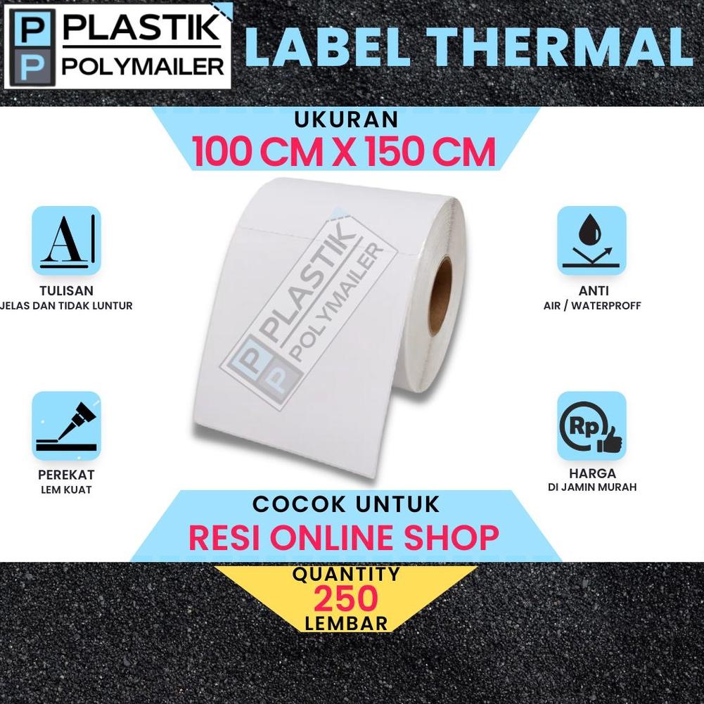 

2.2 HARGA GROSIR Label Thermal Label Pengiriman Stiker Barcode 100x150 isi 250 lembar Printer Label Sticker Kertas Thermal Resi