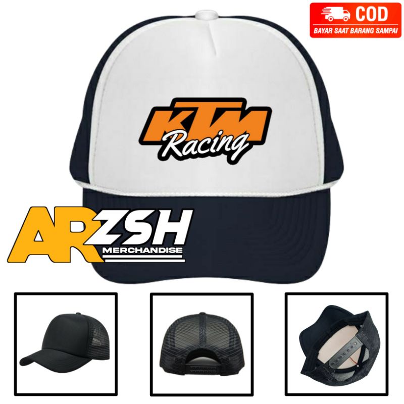 Topi KTM Racing Topi Trucker Jaring KTM Racing