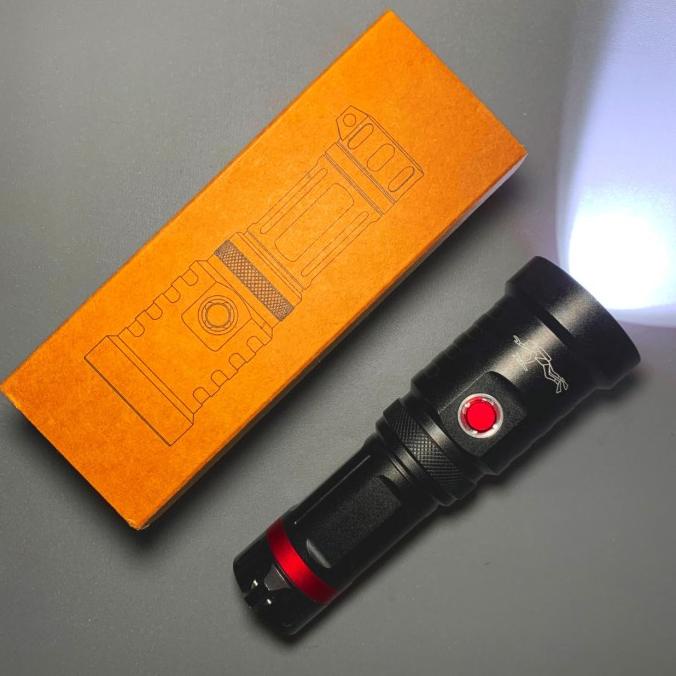 Senter LED Selam Anti Air XHP 70 Cree Compact baterai 26650 | 18650