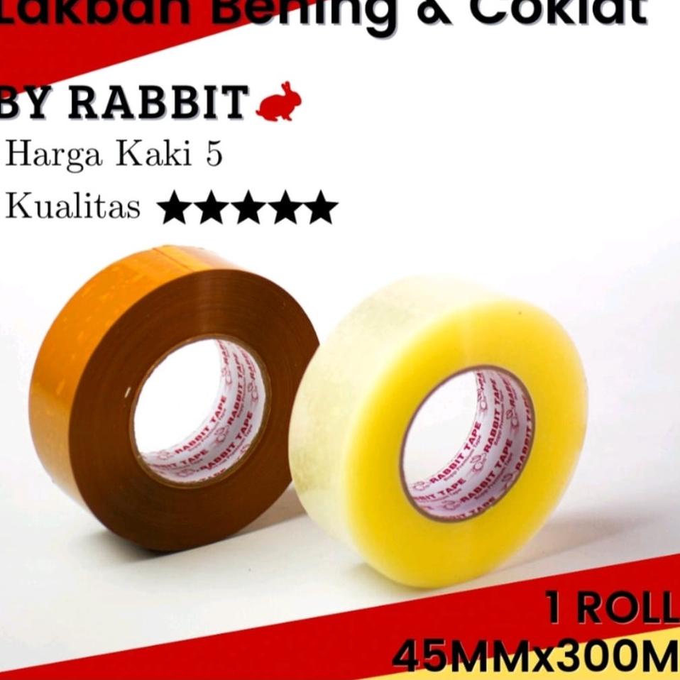 

<1>NS1A-C Lakban 2 inch x 300 Yard / Lakban 45mm 500Yard 300m / Kualitas Lakban Daimaru, Rabbit Tape, Terbaik! 982❱