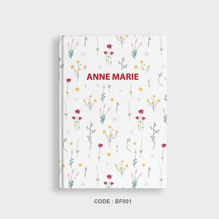

BAYAR DITEMPAT Notebook #FLOWERY / Custom Notebook/ Planner Dotted/ Grid/ Journal /BUKU TULIS