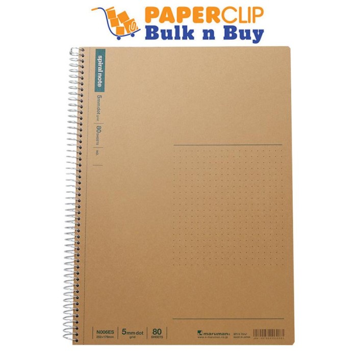 

TERLARIS NOTEBOOK B5 MARUMAN SPIRAL NOTE N006ES 80S DOT GRID /BUKU TULIS SEKOLAH/BUKU TULIS