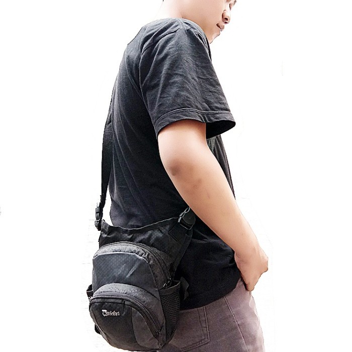 Tas Paha TAS PAHA SELEMPANG PRIA TAS HP TS8888 - Hitam(Y8M6) BISA COD BAYAR DI TEMPAT GRATIS ONGKIR 