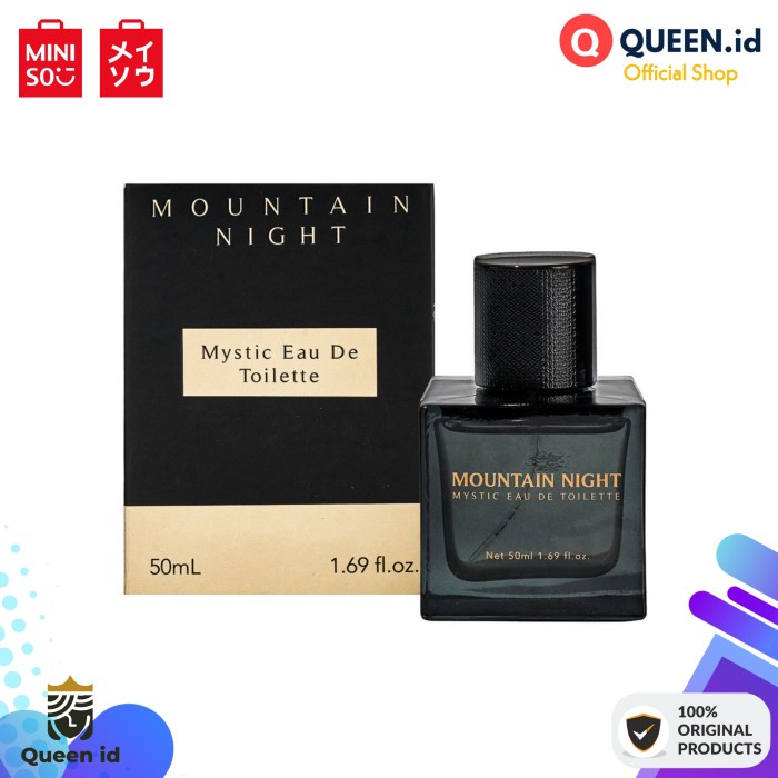Parfum Miniso Mystic Mountain Night Parfume 50ml - Parfum Pria EDT(V3L5) Parfum Wanita Tahan Lama Ar