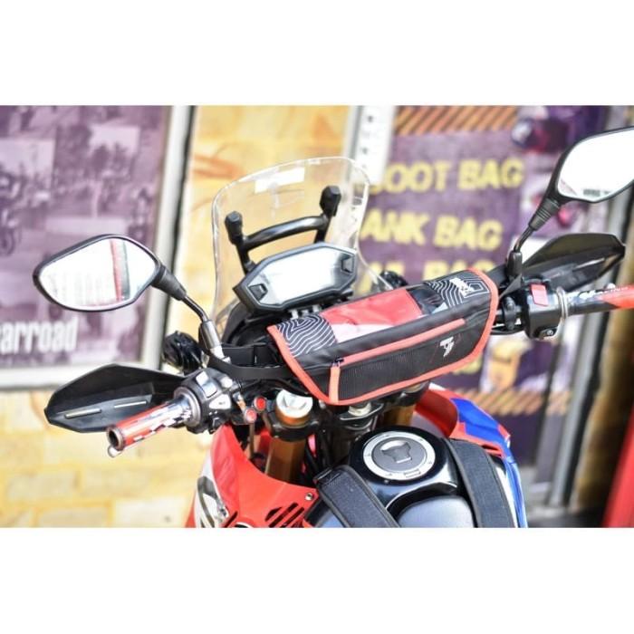 Tas handlebar 7Gear untuk di stang motor trail KLX CRF CRF250 rally