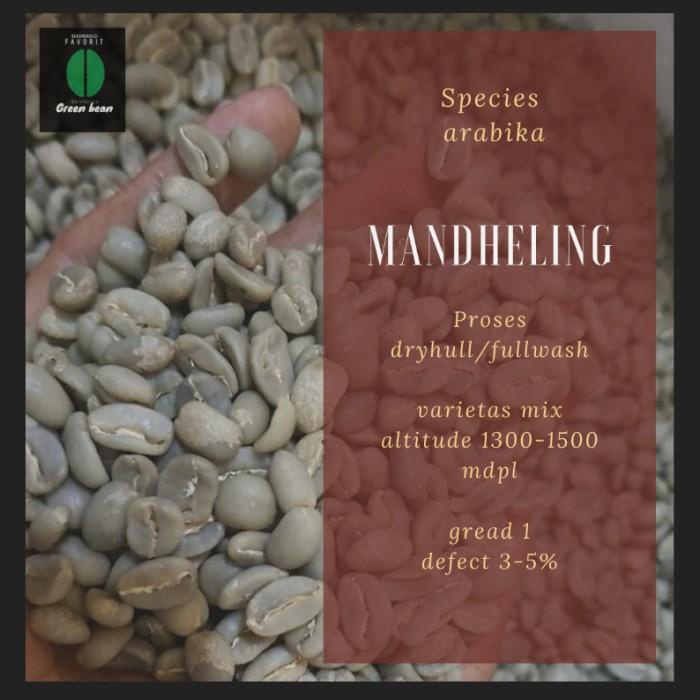 

green bean / biji kopi mandheling 1kg - dryhull