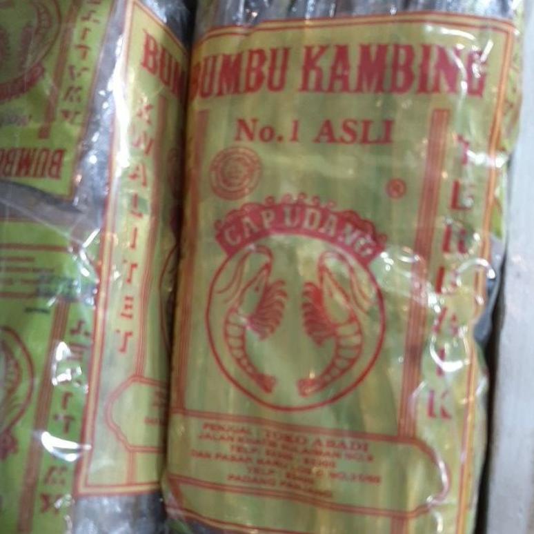 

BUMBU PEMASAK KAMBING PEMASAK GULAI CAP UDANG SACHETAN ISI 20BUNGKUS TOTAL 1KG
