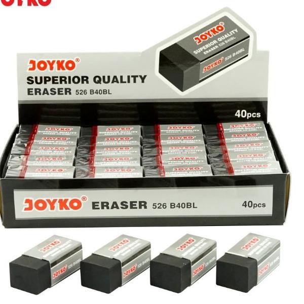 

8)AZH5-E Penghapus Joyko B40BL 1 Pak isi 40pcs 456<