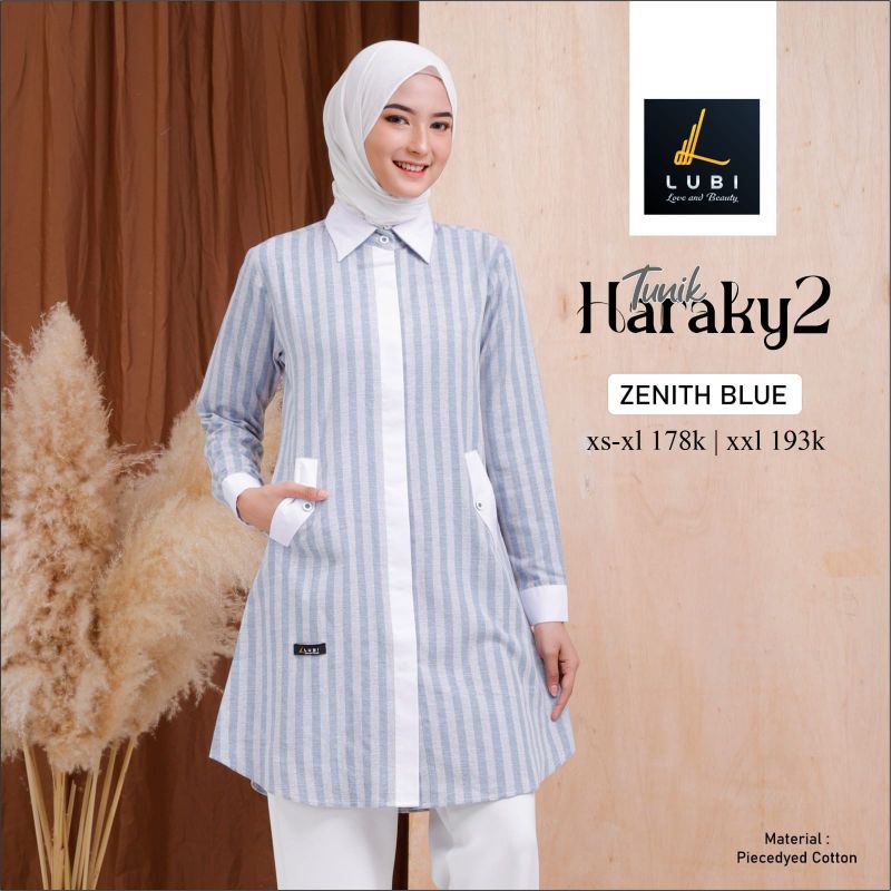 Lubi Tunik Haraky 2 Tunik Lubi Tunik Salur Tunik Terbaru